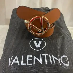 ? Valentino, by Mario Valentino Reversible Belt? Reversible Vlogo Signature Belt In Glossy Calfskin 40 Mm for  main image 3
